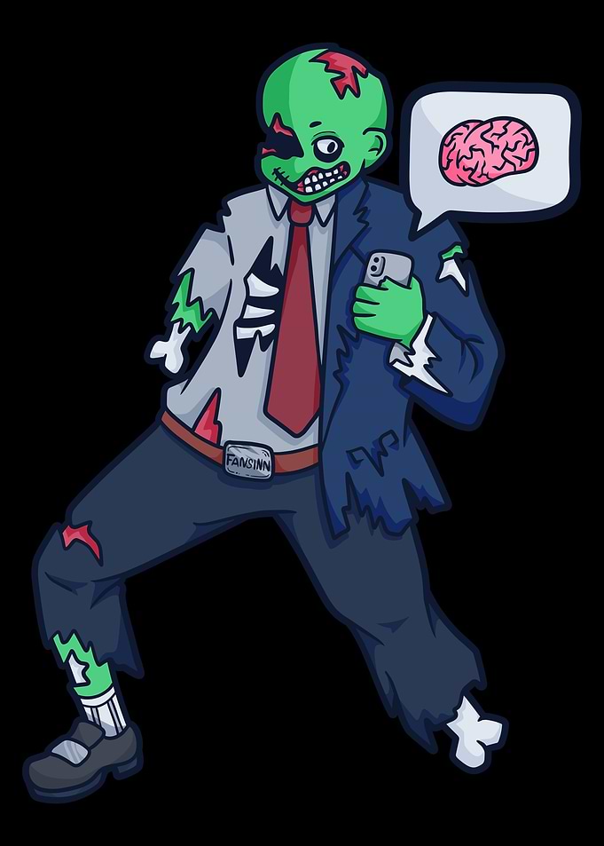 Smombie Zombie phone
