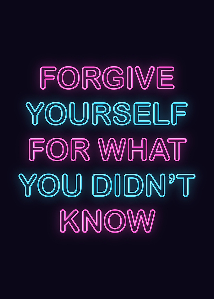 Neon Motivation Quote