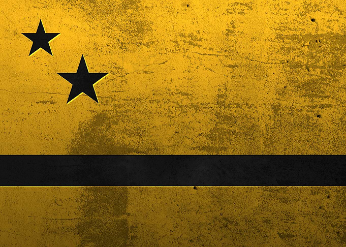 Flag of the Curcao maps