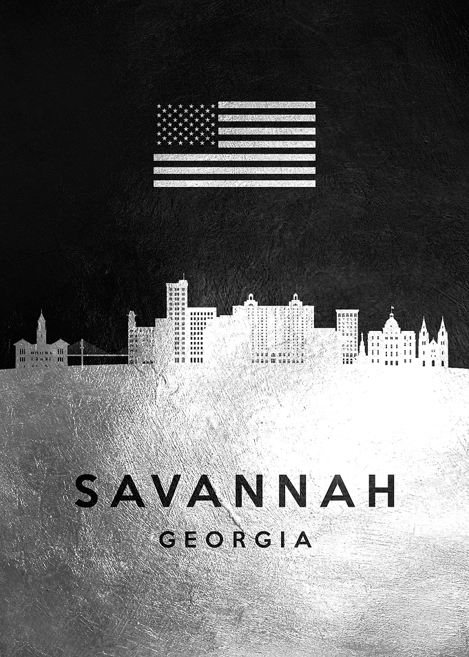 Savannah Georgia Skyline