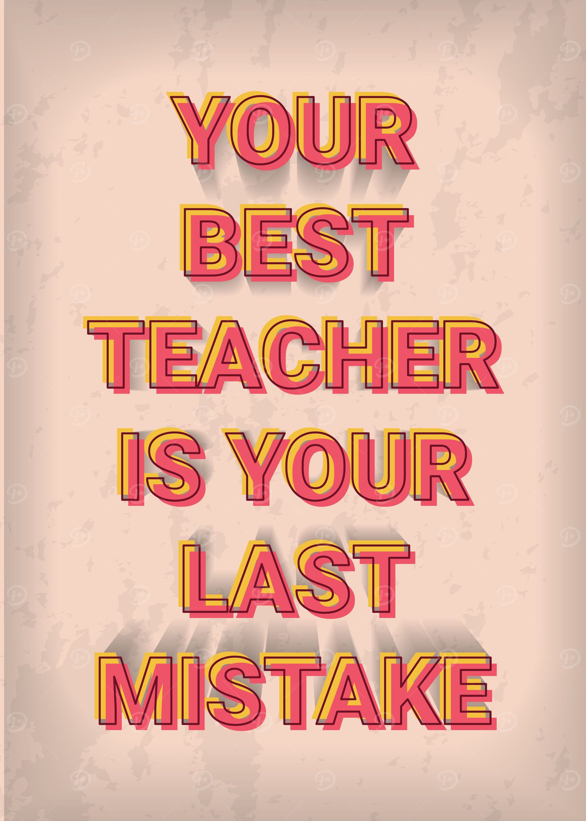 Vintage Motivation Quote
