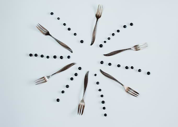 Forks in fruity mood