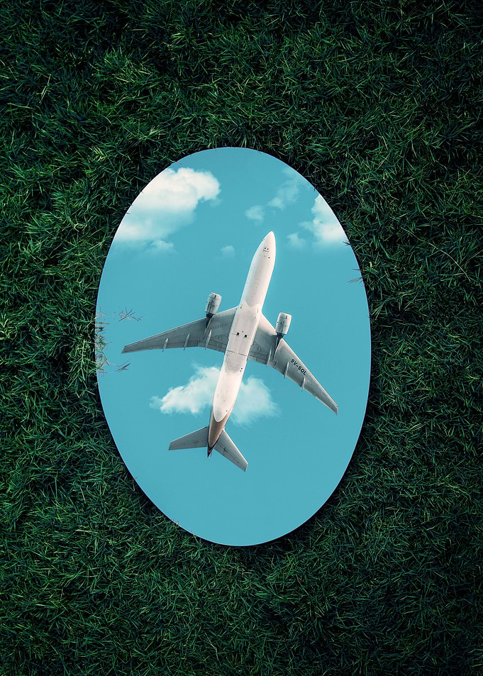 Plane Flying in the Sky