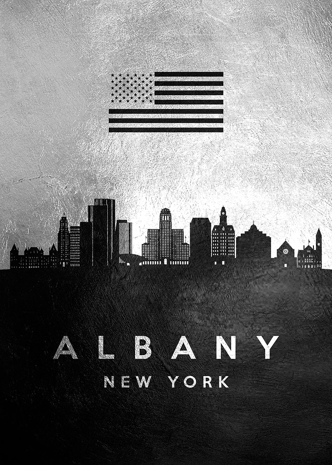 Albany New York Skyline