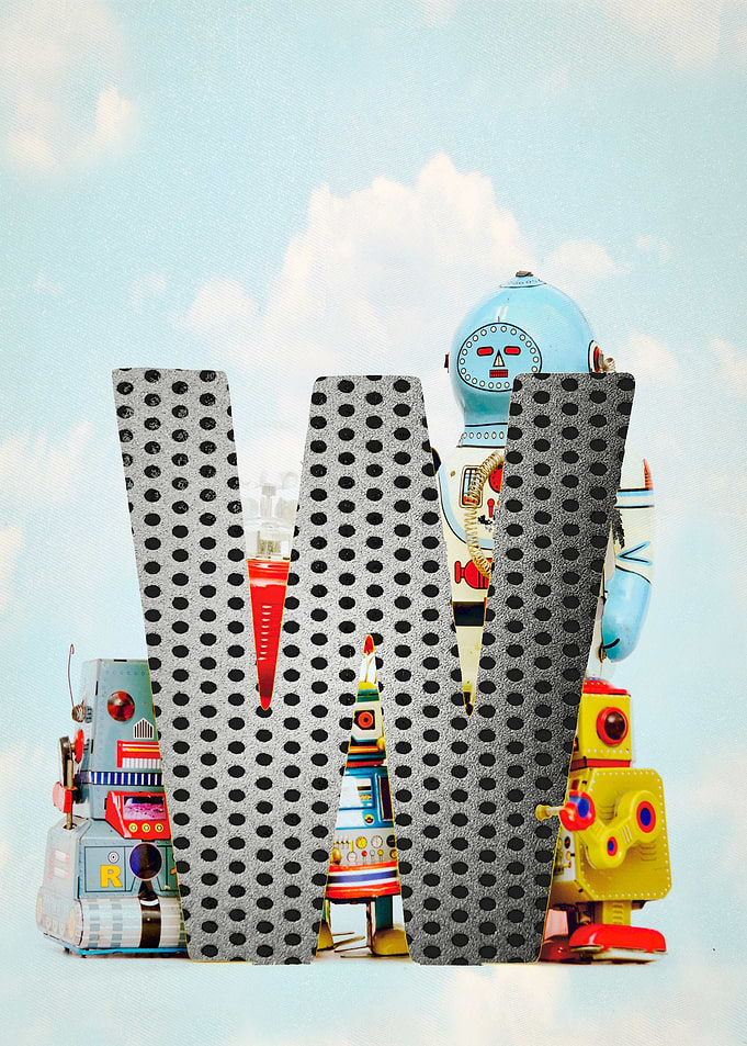 Big Letter W robot
