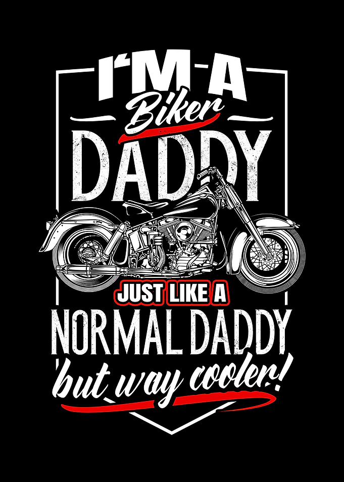 Cool Biker Dad