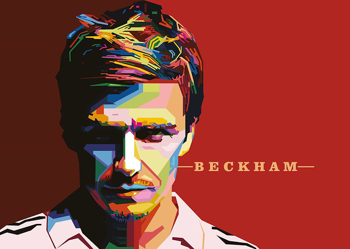 David Beckham Pop Art