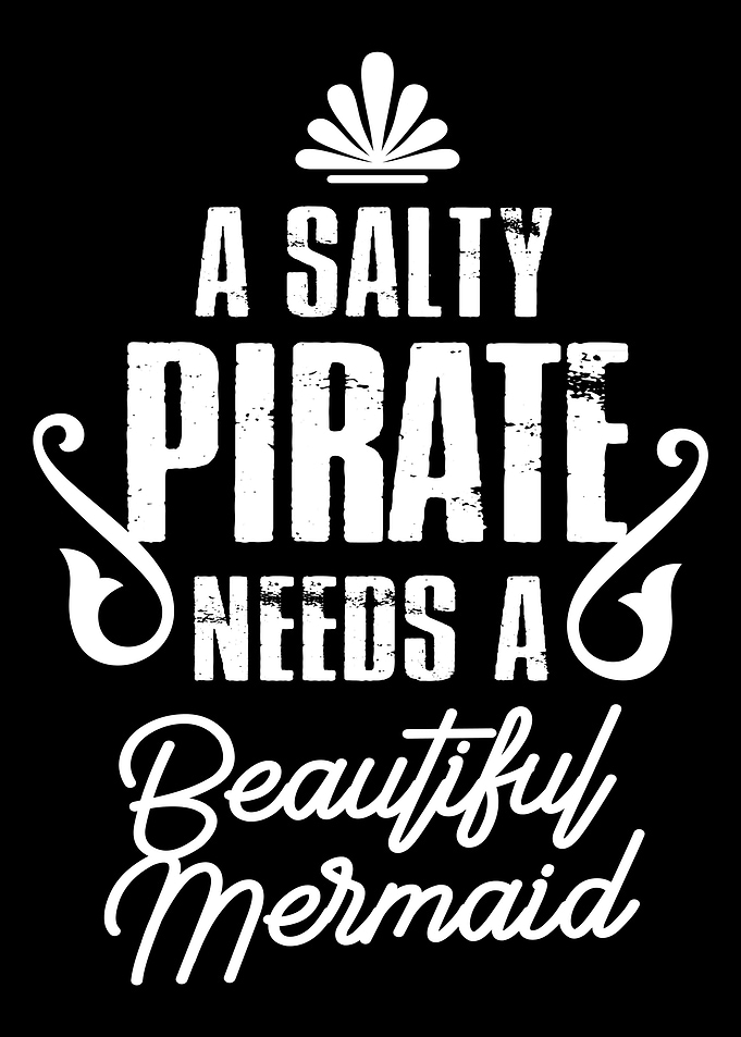 Mermaid Salty Pirate