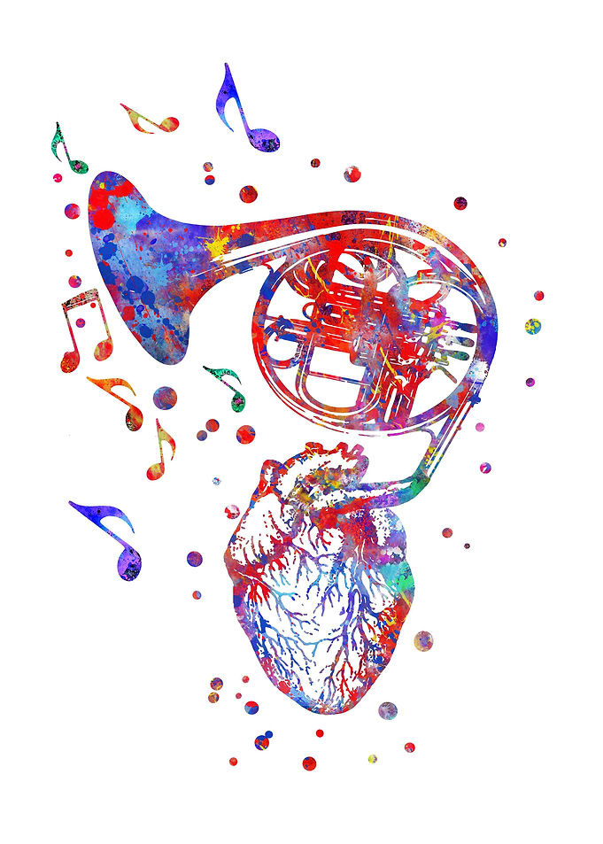 Heart and horn