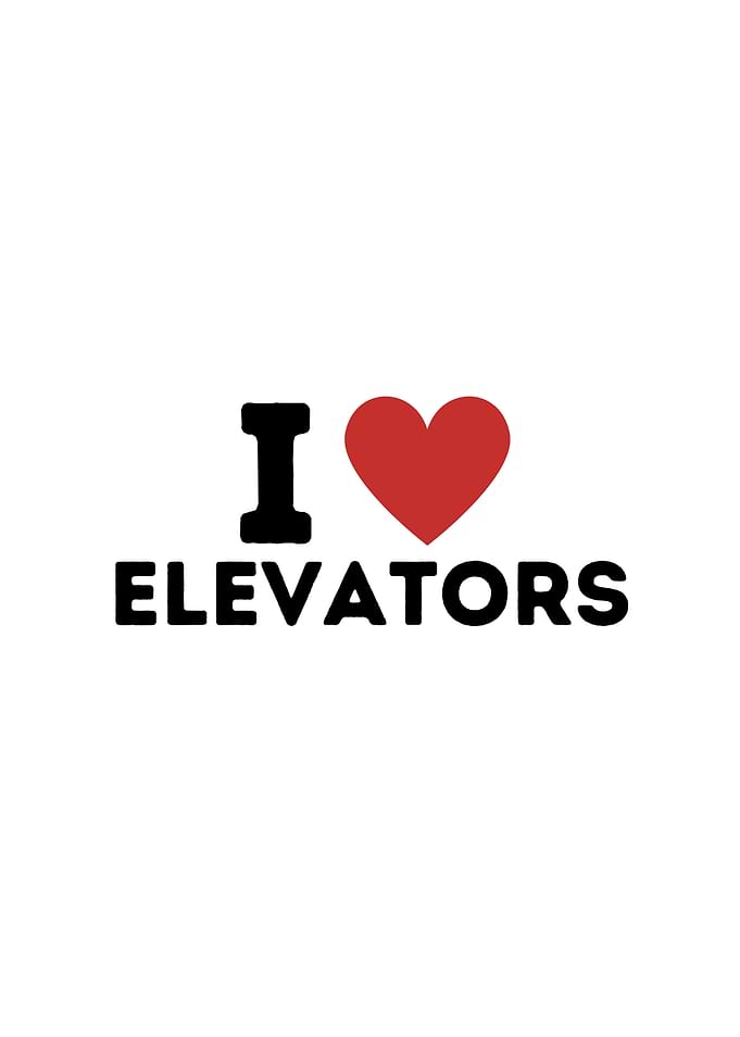 I Love Elevators Simple