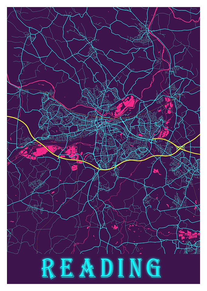 Reading Neon City Map