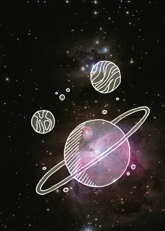 Pink galaxy