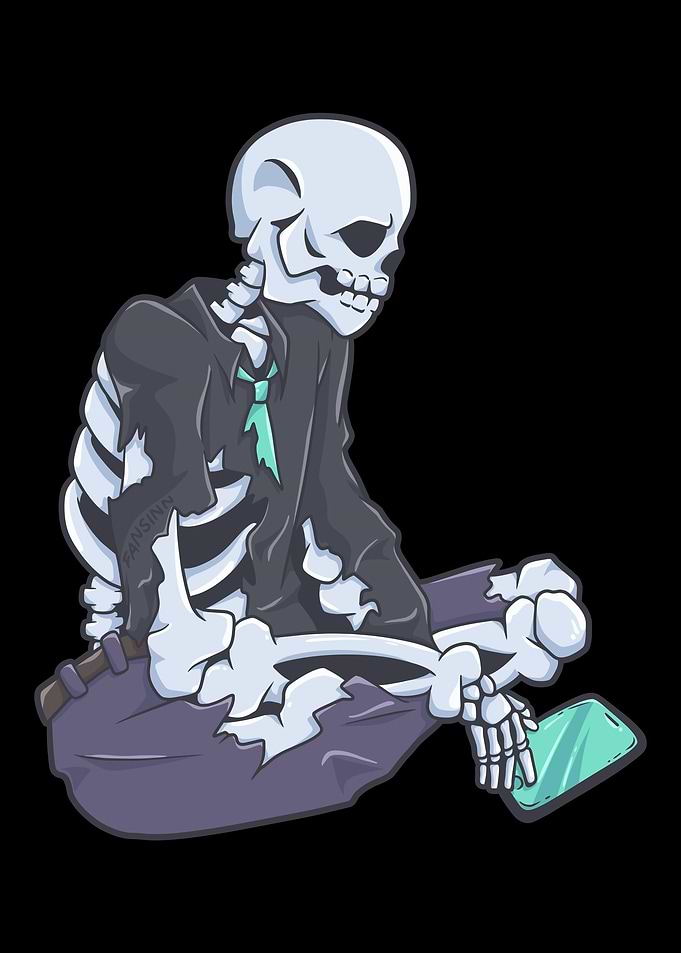 Skeleton Smartphone dead g