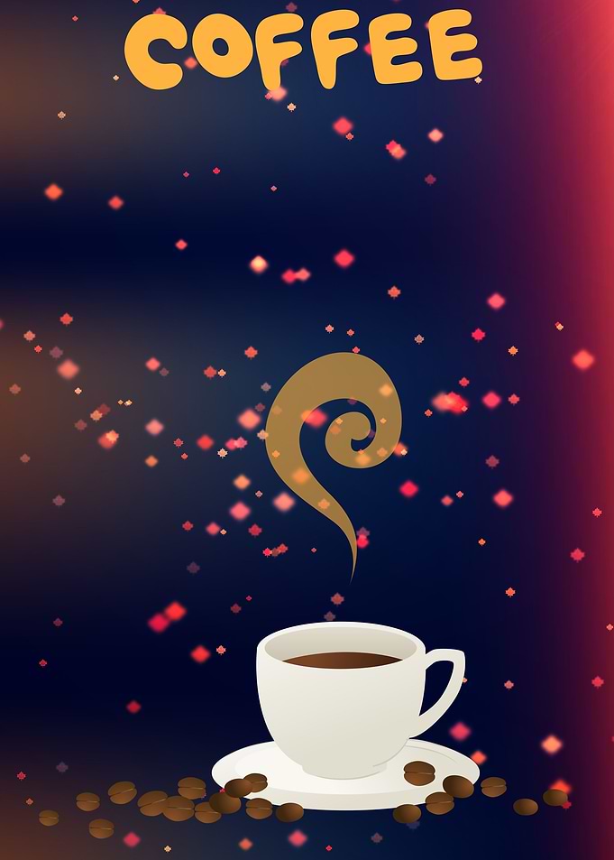 Coffee mug poster