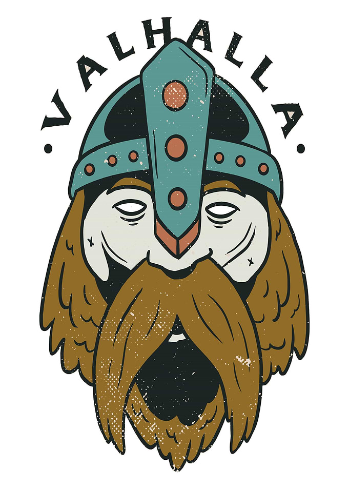 VALHALLA VIKING FACE