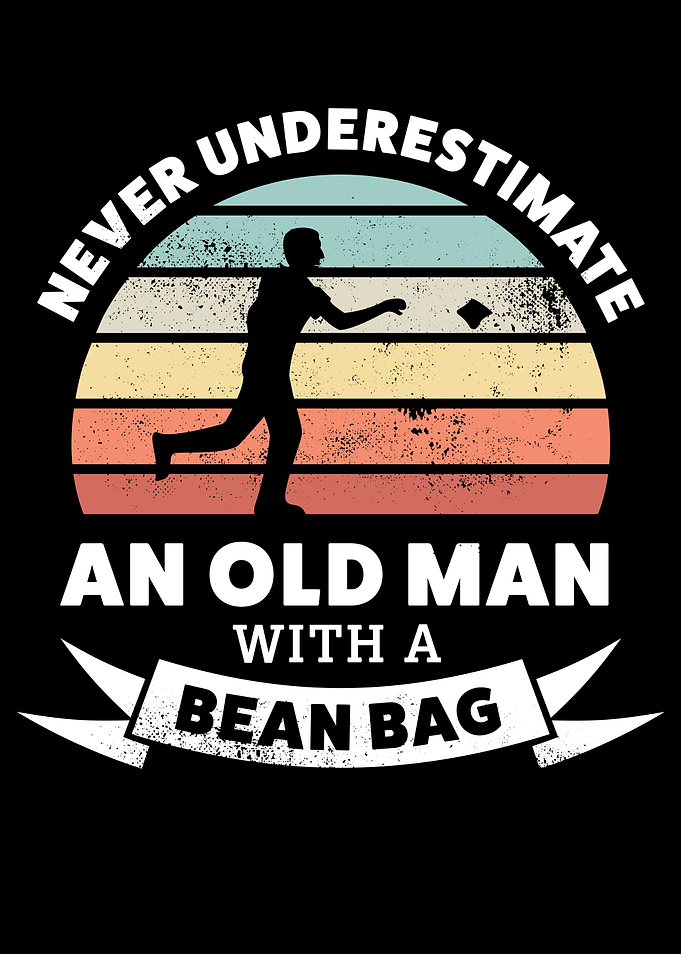 An Old Man with a Bean Bag