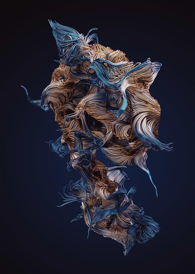 Chaotic Lines Art 22 Color