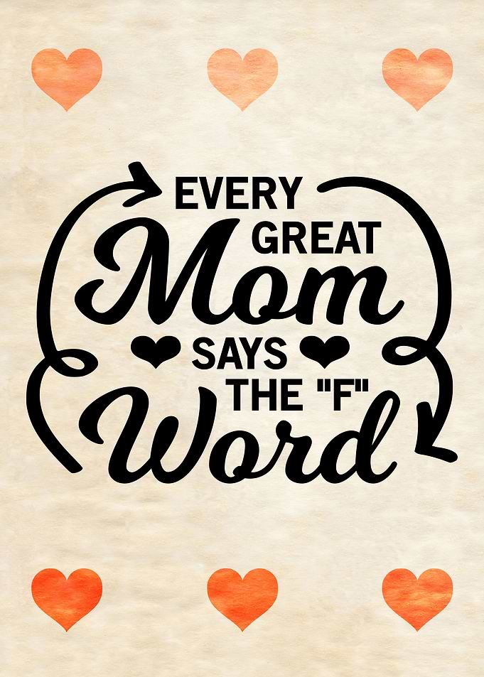 MOM F WORD HEARTS
