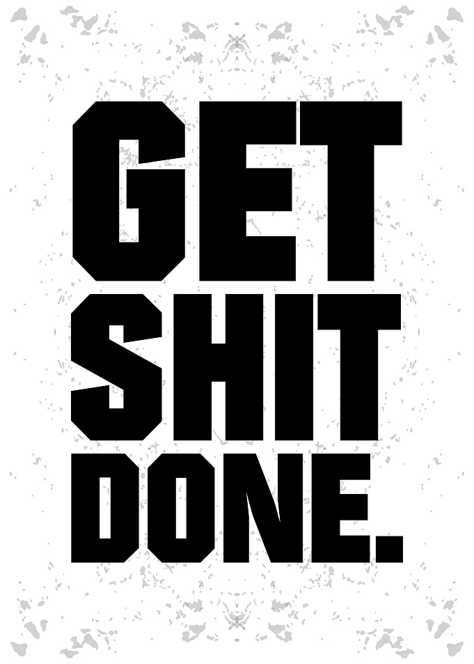 Typography GSD white