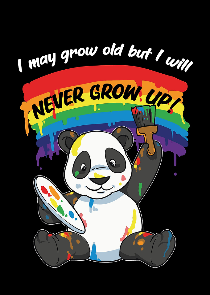 Sweet Panda Never Grow Up