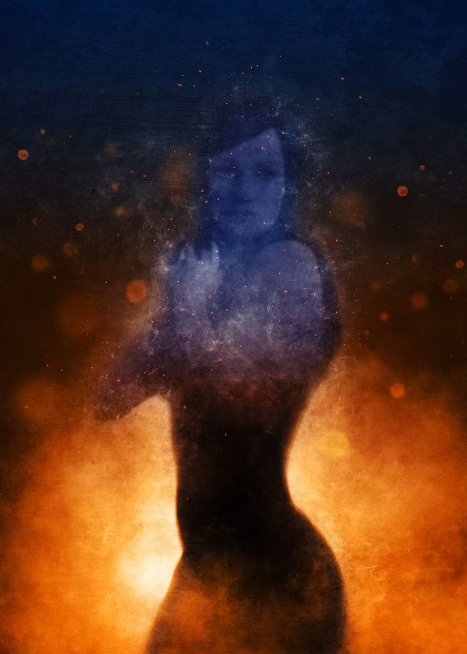 Ghost in the flames