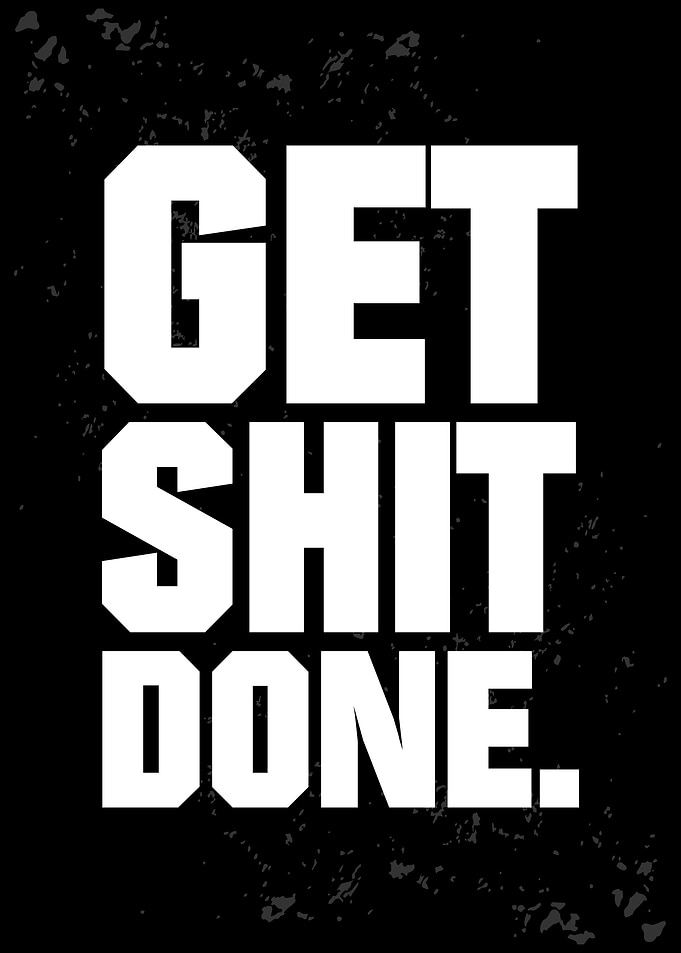 Typography GSD black