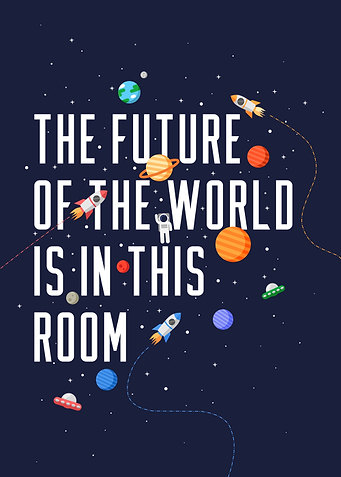 space kids motivation room
