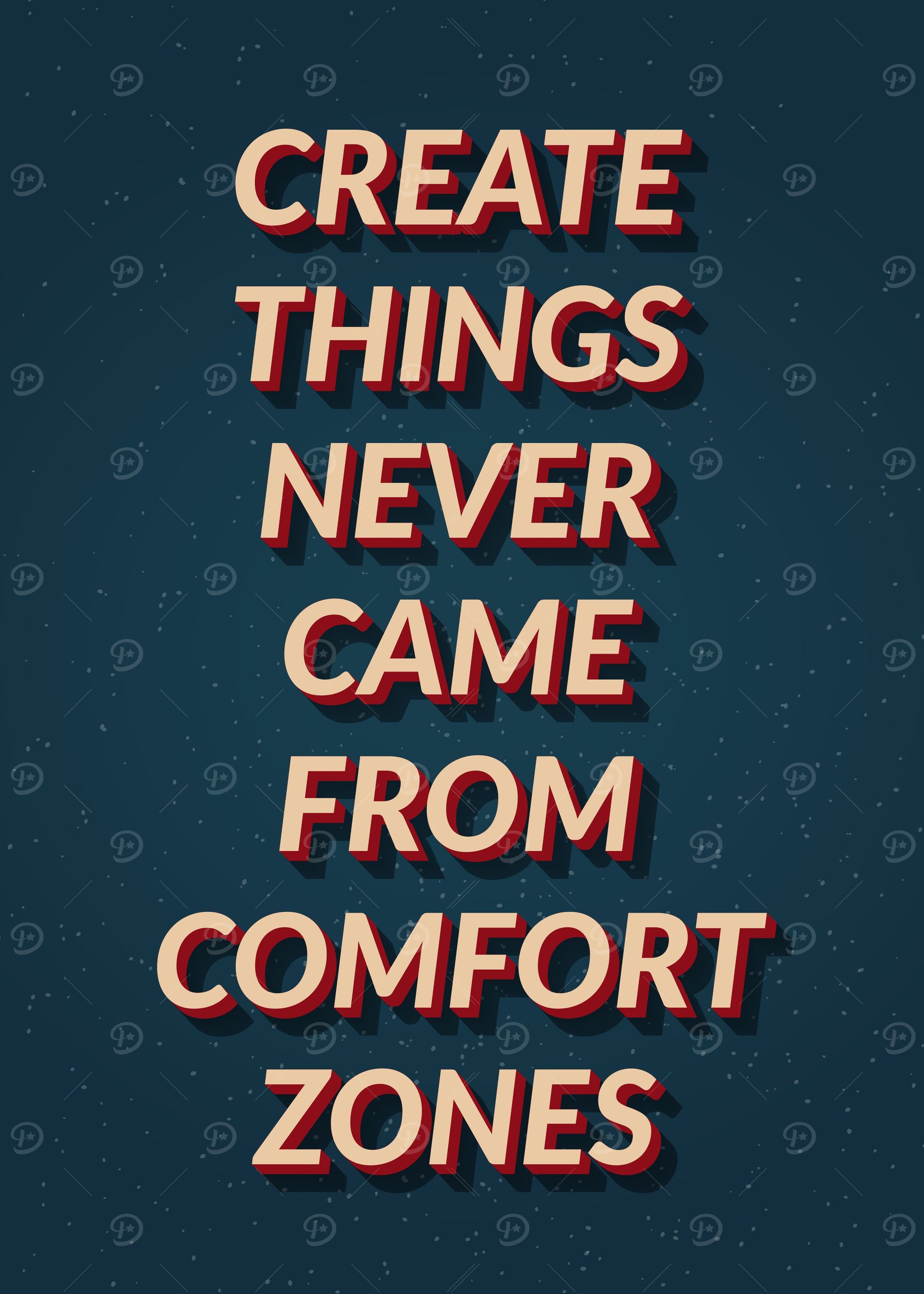 Vintage Motivation Quote