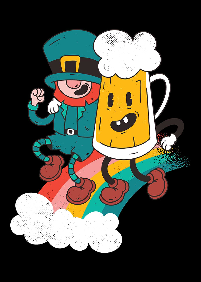 Leprechaun and Beer