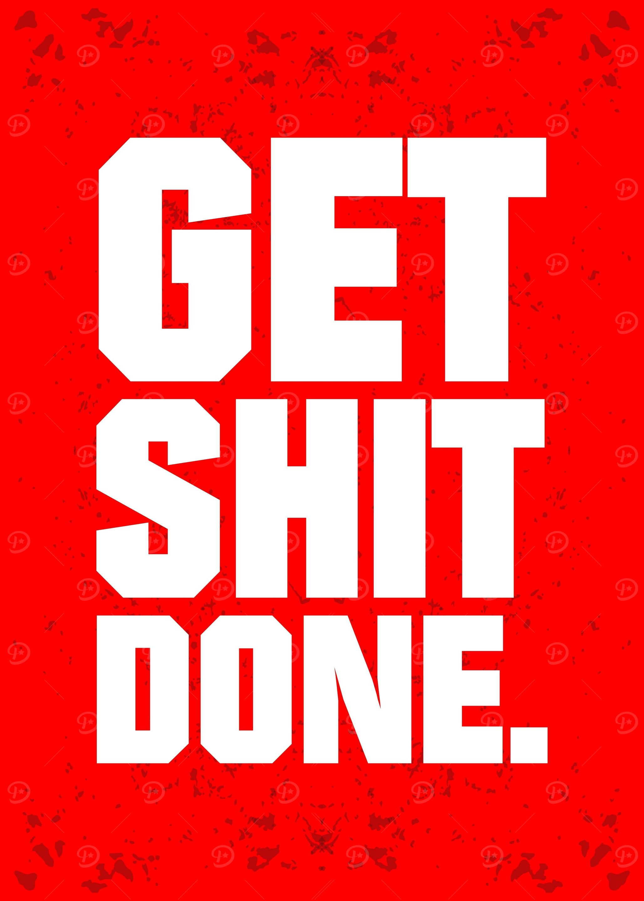 Typography GSD red