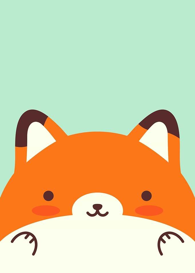 Cute Kawaii Fox