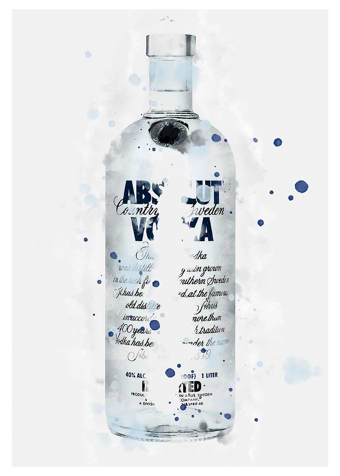 Absolute Vodka Inked art