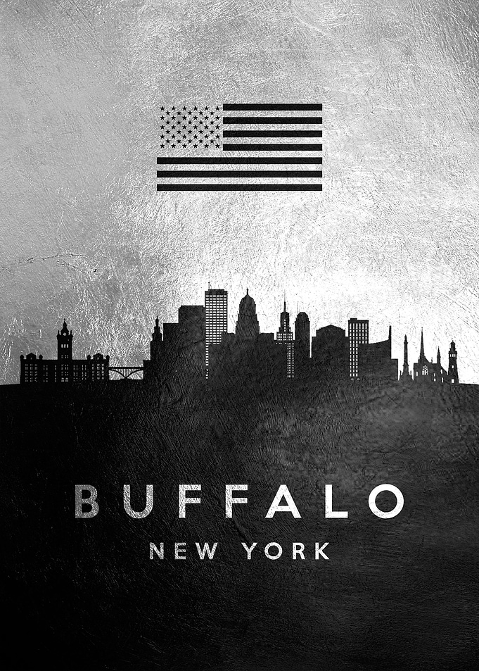 Buffalo New York Skyline