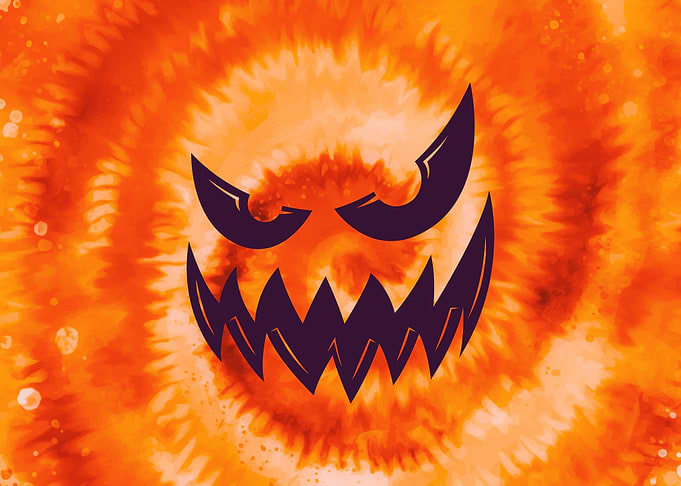 Tie Dye Pumpkin