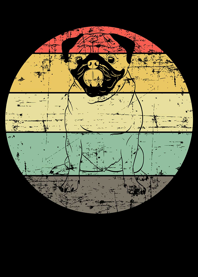 Dog Breed Pugs Paws Animal
