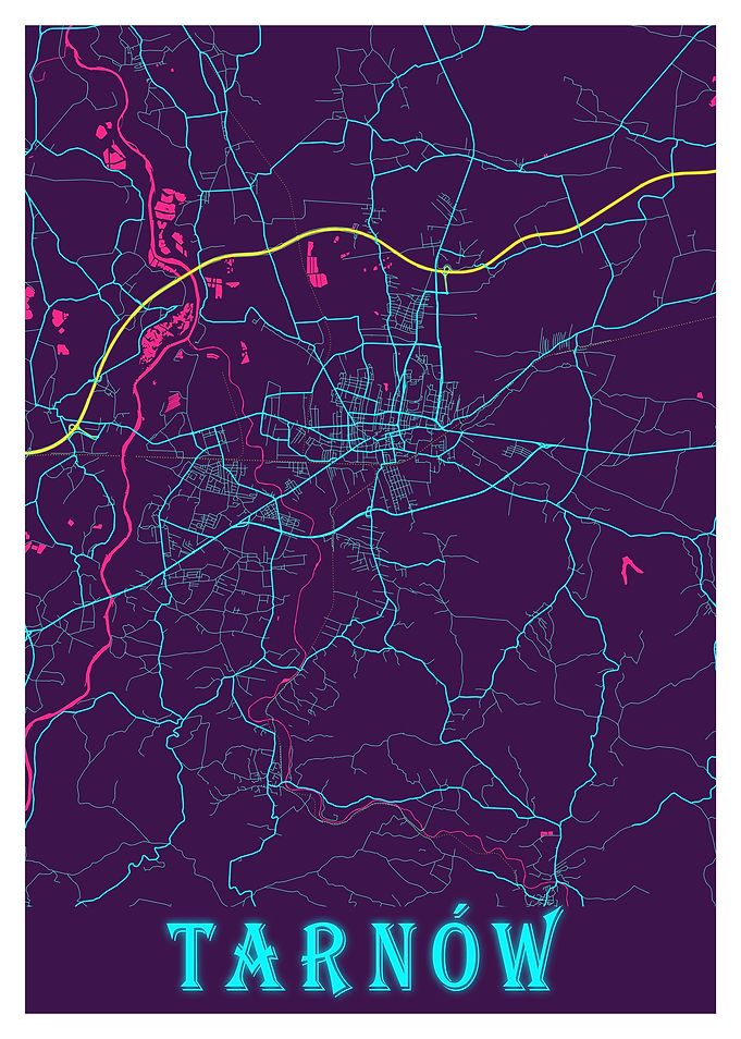 Tarnw Neon City Map