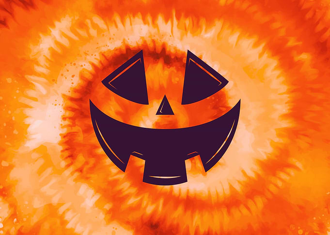 Tie Dye Pumpkin