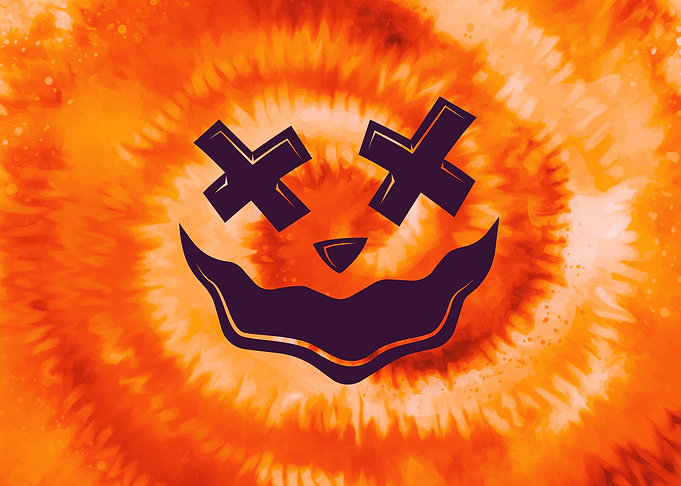 Tie Dye Pumpkin