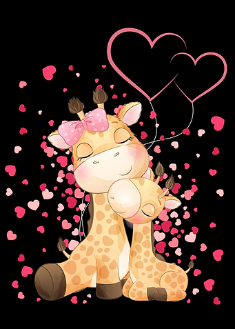 Big Sister Giraffe Sibling