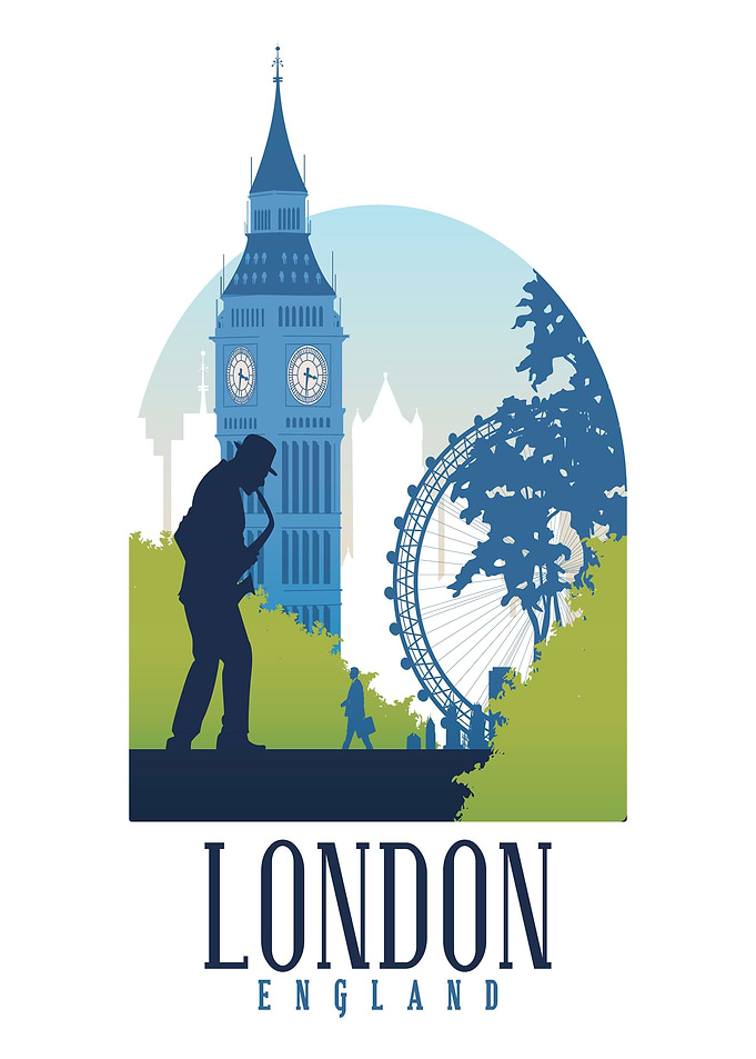 LONDON ENGLAND CITYSCAPE