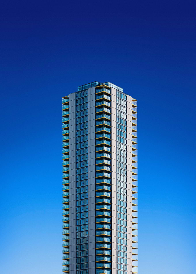 white and blue