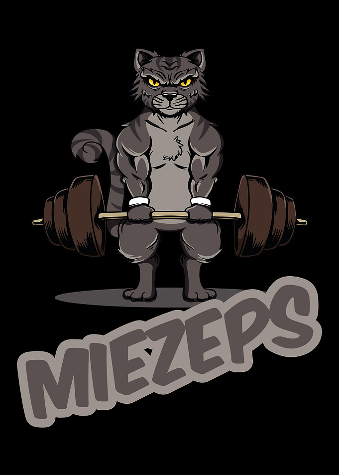 Gym cats saying Miezeps