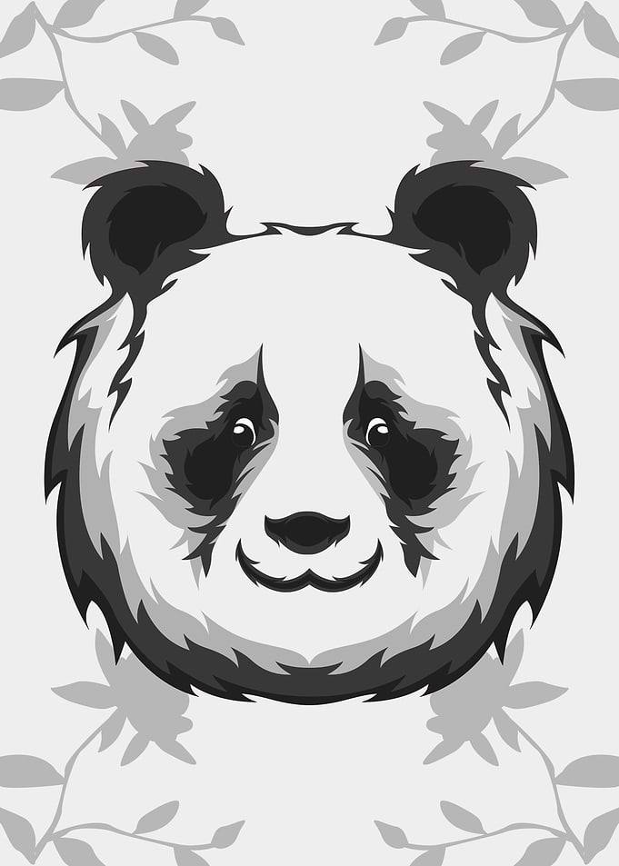 Cute Panda Poster