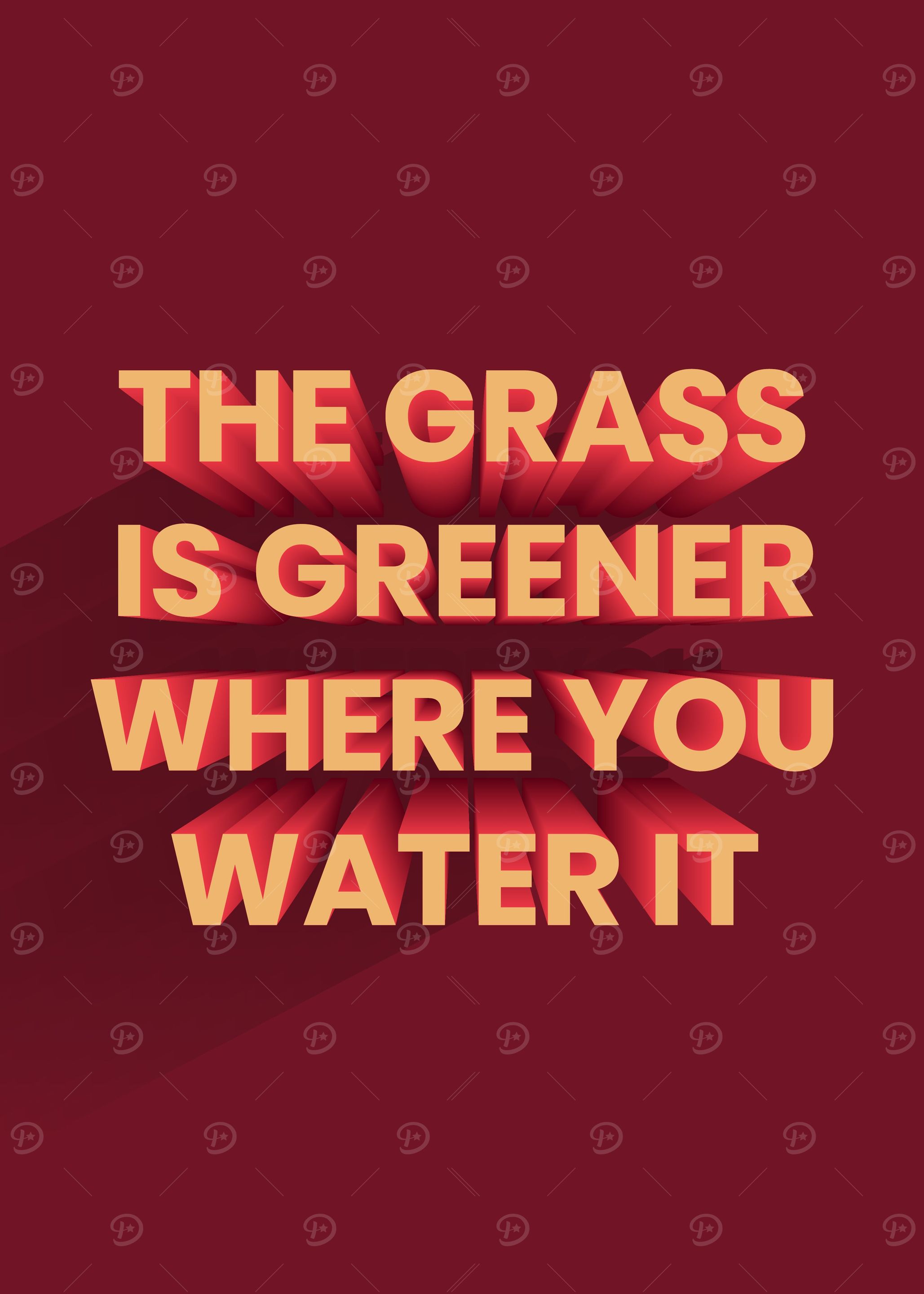 3D Motivation Quote