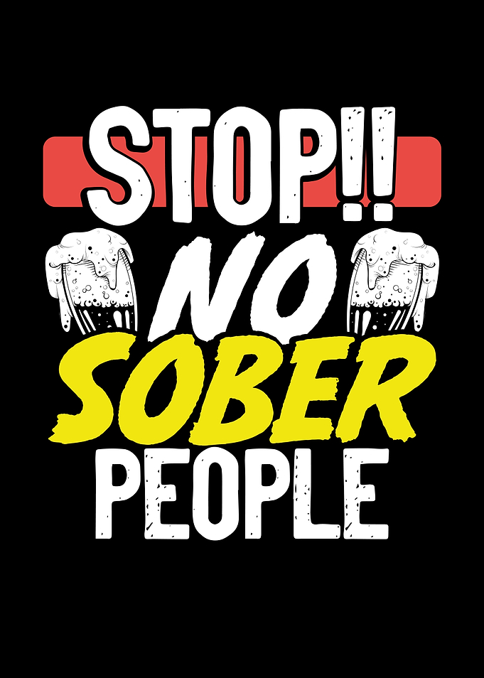 No sober people