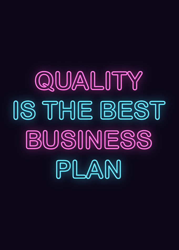 Neon Motivation Quote