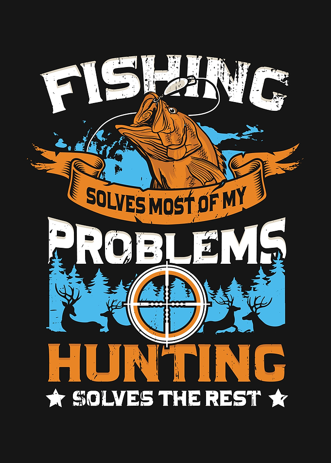 Fishing And Hunting Design