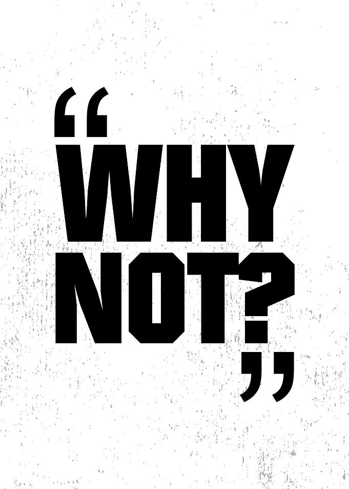 Why Not White Posters