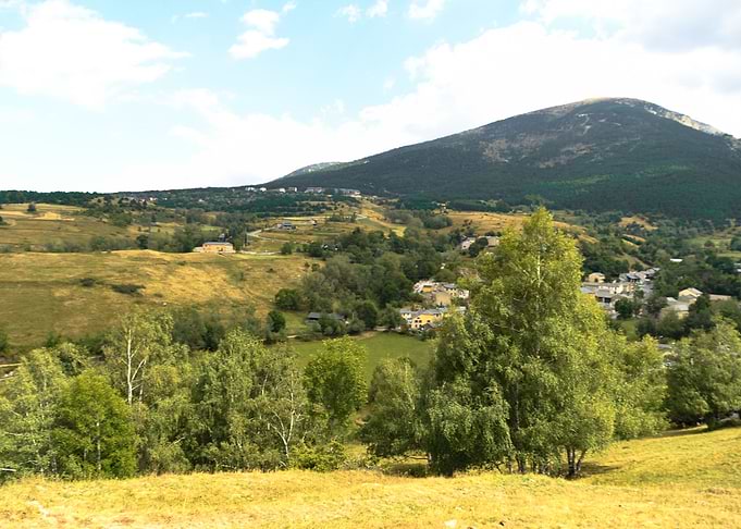 Mountain in the distance