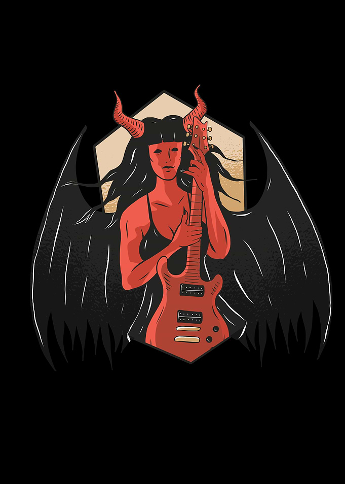 Demon Metal Guitarist